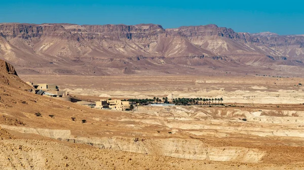 stock image View from Wadi Rahaf area in the Judean Desert near the Dead Se in Israel.