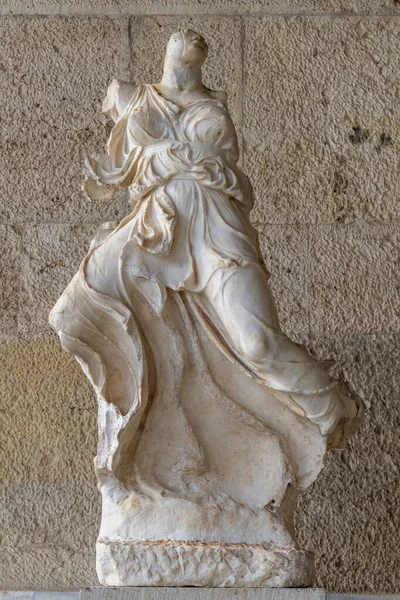 Athene Griekenland April 2023 Standbeeld Het Stoa Van Attalos Gebouw — Stockfoto