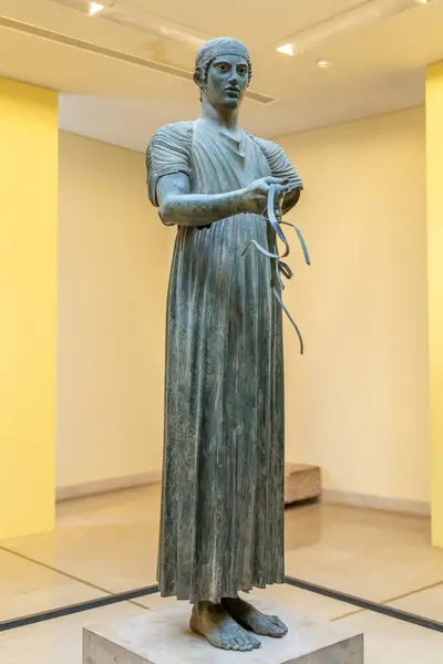 Delfi Grecia Aprile 2023 Arte Nel Museo Delfi Grecia — Foto Stock