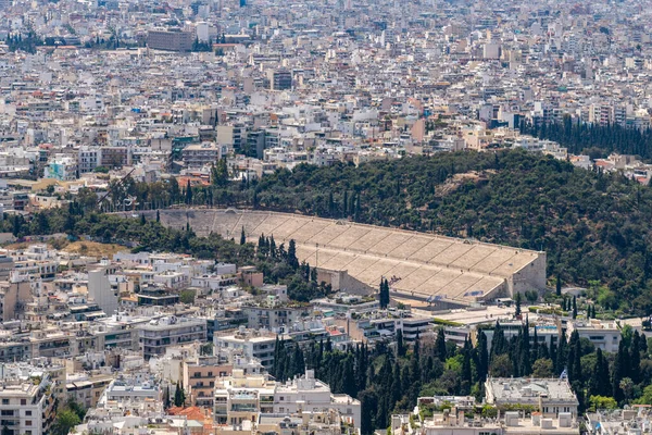 Athen Griechenland April 2023 Das Panathenische Stadion Oder Kallimaro Stadion — Stockfoto