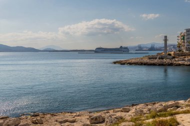 Atina, Yunanistan 27 Nisan 2023 Atina, Yunanistan 'ın Pire bölgesinde 