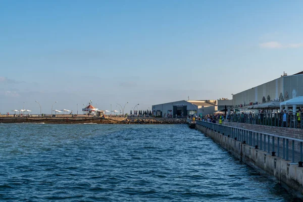 Tel Aviv Israel Szeptember 2022 Port Tel Aviv Sétány Éttermek — Stock Fotó