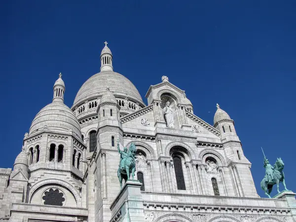 Paris, France 09-26-2009 The exterior of the Basilica of the Sacr'e Coeur in the Montmartre area of Paris, France. 