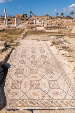 Caesarea, İsrail 'in en güzel mozaik katlarından biri..