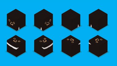 Hayvan Zarı 3D Karakteri Hayvan Tazmanya Canavarı Çizgi Film Vektörü