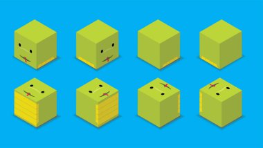 Hayvan Zarı 3D Karakteri Hayvan Yeşil Yılan Çizgi Filmi Vektörü