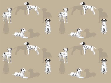 Köpek Dalmaçyalı Şirin Çizgi Filmi Kusursuz Duvar Kağıdı Arkaplanı Pozlandırdı