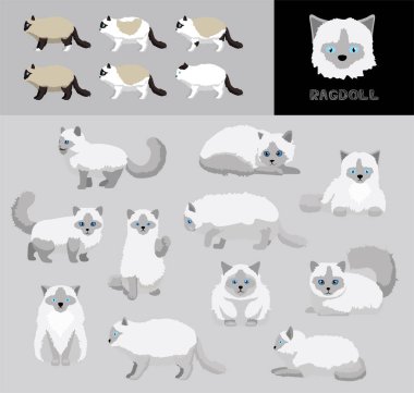 Kedi Bezi Leylak Çizgi Filmi Vektör İllüstrasyon Renk Değişikliği Ayarları