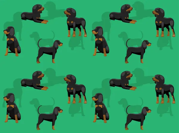 Dog Coonhound โพสการ กไร รอยต นหล งวอลล เปเปอร ภาพประกอบสต็อก