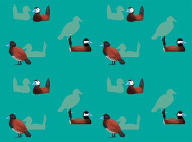 Kuş Yakalı Ördek Çizgi Filmi Sevimli Kusursuz Duvar Kağıdı Arkaplanı