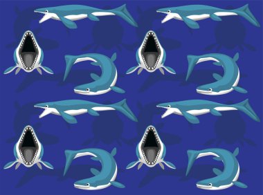 Deniz Canavarı Kaikaifilu Dinozor Şirin Çizgi Film Karakteri Kusursuz Duvar Kağıdı Arkaplanı