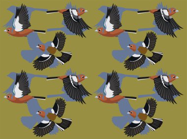 Papağan Papağanı Mavi Çizgi Film Karakteri Kusursuz Duvar Kağıdı Arkaplan