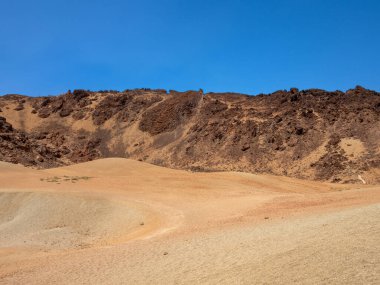Teide Ulusal Parkı, Tenerife 'deki San Jose Madenleri' nin bakış açısı