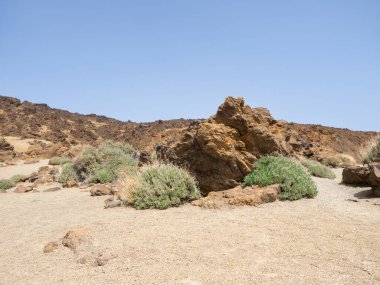 Teide Ulusal Parkı, Tenerife 'deki San Jose Madenleri' nin bakış açısı