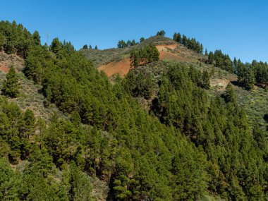 Marteles 'in Gran Canaria bakış açısından panoramik manzara