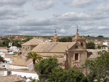 Sevilla Koleji Kilisesi 'nden Osuna' nın panoramik görüntüsü
