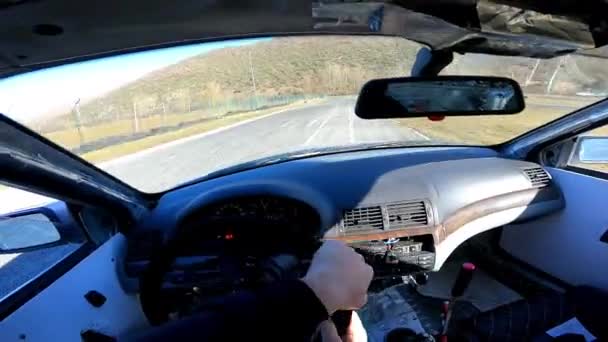 Fast Drifting Maneuvers Professional Driver Training Competition Playground View Driving — Video