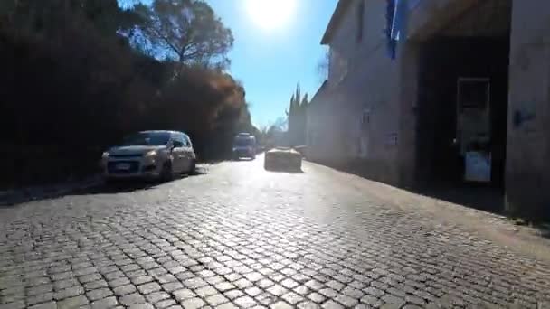 Rome Italy November 2022 Grand Tour Performance Exclusive Sports Cars — Stok video