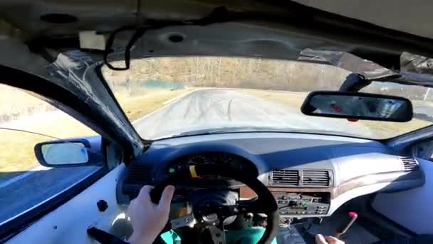 Extreme Sport Driving Getting Adrenaline Emotions Driver Car Drifting Training — Video