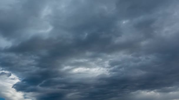 Piękny Naturalny Widok Złą Pogodę Chmury — Wideo stockowe