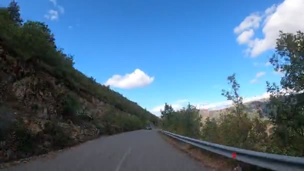 Droga Górach Albańskich — Wideo stockowe