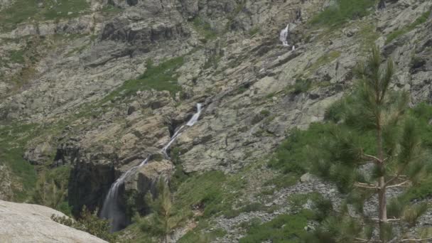 Piękny Krajobraz Górski Dolina Restonica — Wideo stockowe