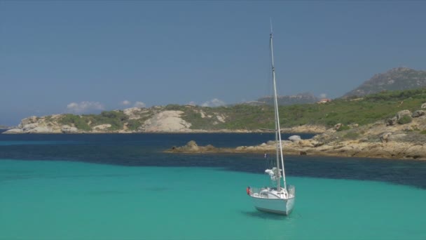 Korsika Plajları Manzaraları — Stok video