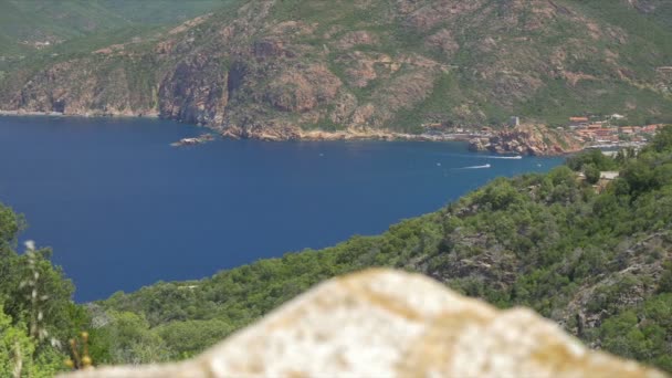 Korsika Plajları Manzaraları — Stok video