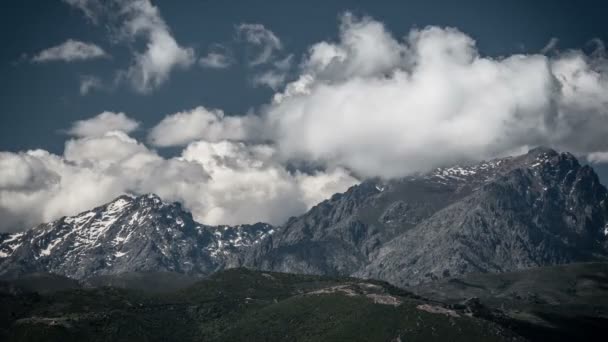 Przepiękny Krajobraz Regionu Urtaca Korsyka — Wideo stockowe