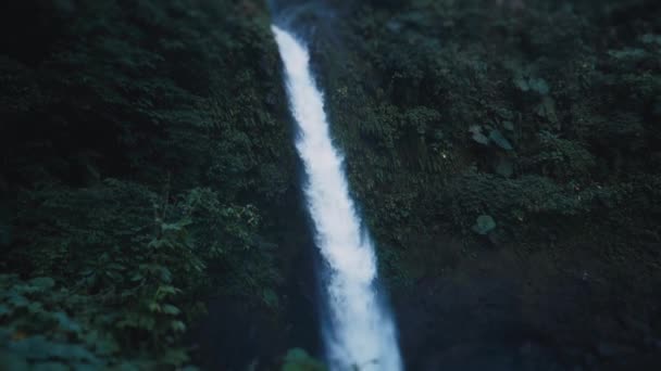 Catarata Del Toro Wasserfall Costa Rica — Stockvideo