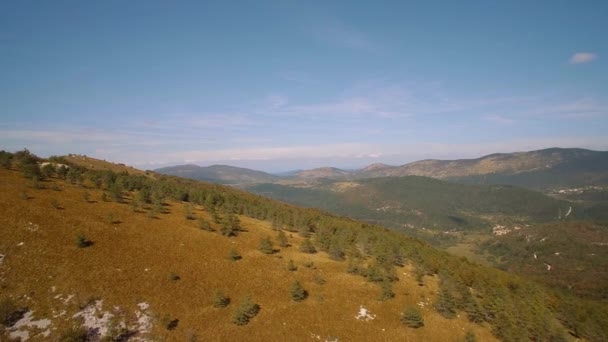 Widok Lotu Ptaka Istryjskie Krajobrazy Chorwacji — Wideo stockowe