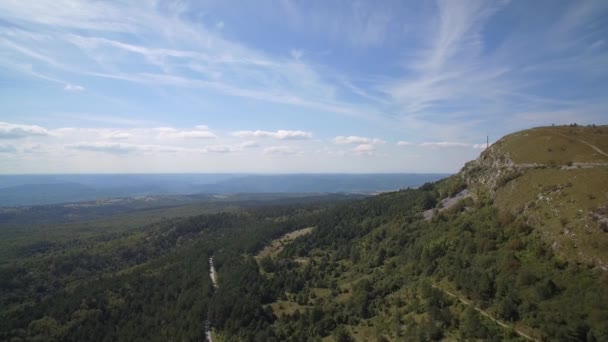 Vue Aérienne Par Drone Des Paysages Istrie Croatie — Video