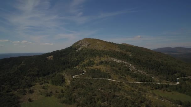 Vista Aérea Los Paisajes Istria Croacia — Vídeos de Stock