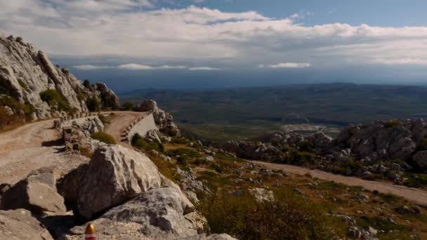 Дивовижні Малі Алан Trail Велебіт Хорватія — стокове відео