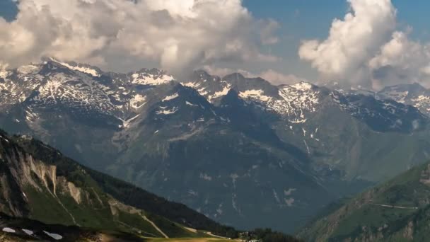 Schöne Aussicht Auf Die Berglandschaft — Stockvideo