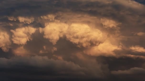 Felhők Keletkezésének Időeltolódása Nürnberg — Stock videók
