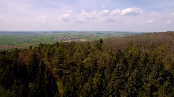 Paisagens Aéreas Bávaras Alemanha Imagens Nativas — Vídeo de Stock