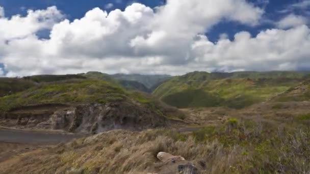 Piękny Krajobraz Maui Kahakuloa — Wideo stockowe