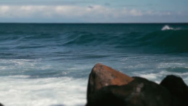 Τεράστια Κύματα Στη Χαβάη — Αρχείο Βίντεο