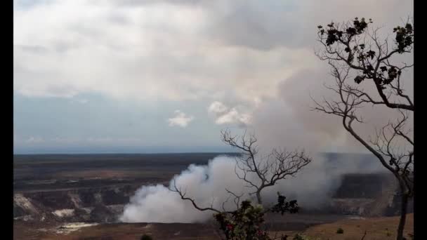Timelapse Van Prachtige Kilauea Vulkaan Hawaï — Stockvideo