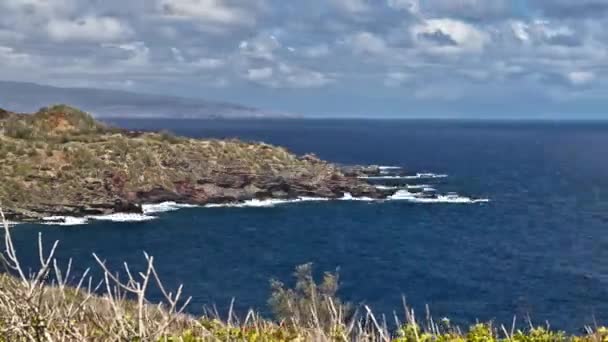 Kahakuloa Bay Timelapse Maui Hawaii Estados Unidos — Vídeos de Stock