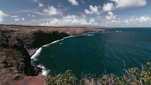 Plaża Zatoce Kahakuloa Hawaje — Wideo stockowe