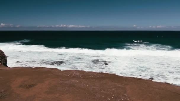 夏威夷海滩的美丽景色 — 图库视频影像