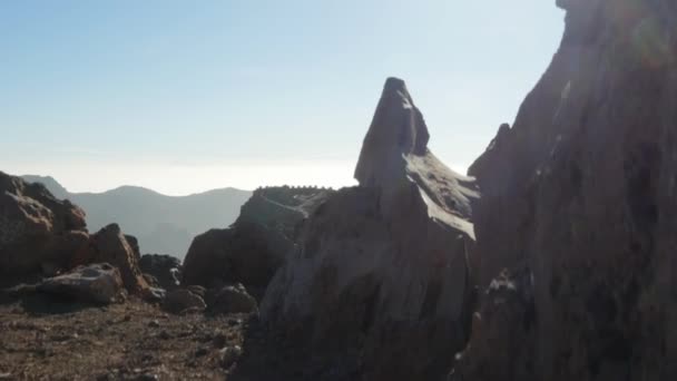 Vista Majestosa Roque Las Muchachos Palma — Vídeo de Stock