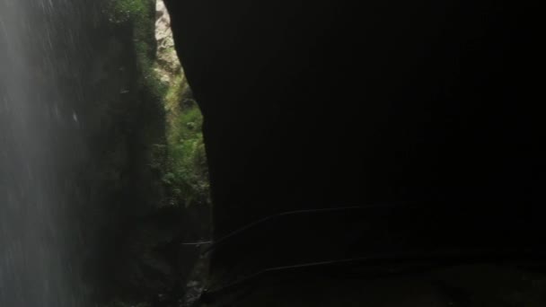 Cascada Los Tilos Wodospad Palma Wyspy Kanaryjskie — Wideo stockowe