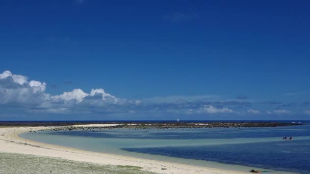 美丽的海滩 在天堂里 毛里求斯 — 图库视频影像