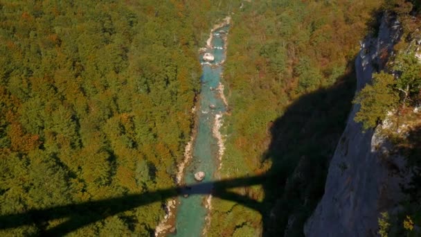 Vista Sobre Río Tara Montenegro — Vídeos de Stock