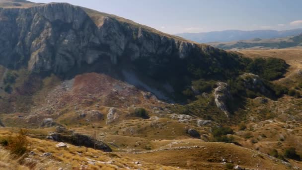 Вид Ущелье Бориче Монтенегро — стоковое видео