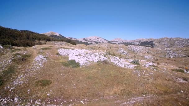Karadağ Durmitor Ulusal Parkı Ndaki Hava Tarım Alanları — Stok video