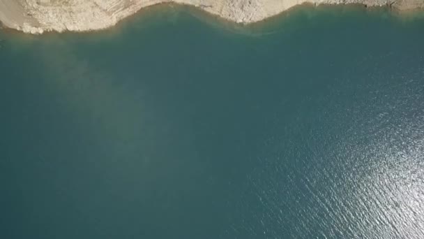 黑山Pluzine Piva河的航空图 — 图库视频影像